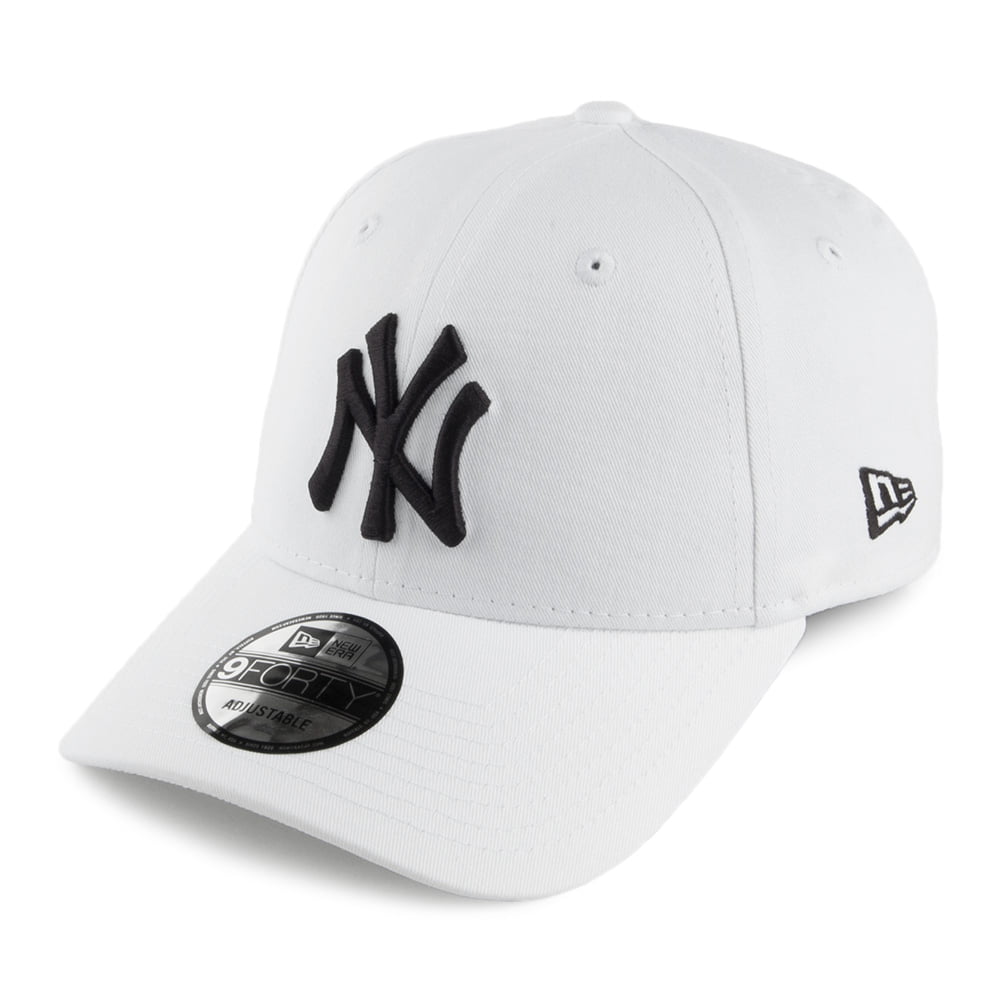 New Era 9FORTY New York Yankees Baseball Cap - League Basic - Weiß