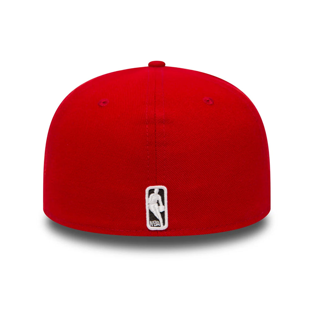 New Era 59FIFTY Chicago Bulls Cap - Basic - Rot-Schwarz