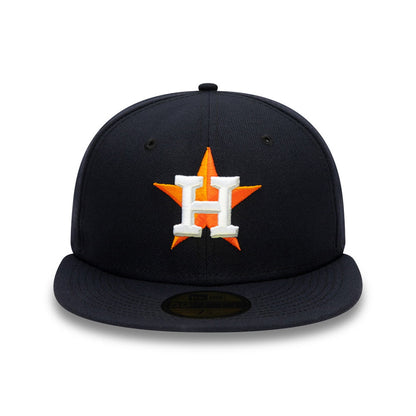 New Era 59FIFTY Houston Astros Baseball Cap - MLB On Field AC Perf - Marineblau