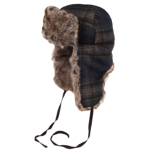 Kangol Ushanka Fliegermütze aus Wolle - Mehrfarbig