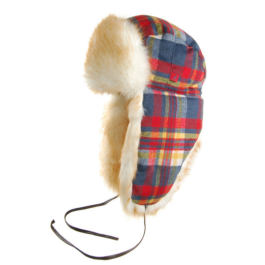 Kangol Massive Fliegermütze - Marineblau-Rot