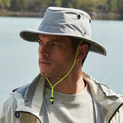Tilley TWS1 All-Weather Knautschbarer Sonnenhut - Grau-Grün