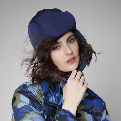 Seeberger Gesteppte Fliegermütze - Marineblau