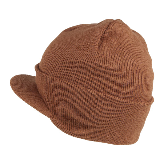 Dorfman-Pacific Beanie Mütze mit Visier - Kupfer