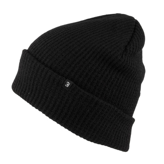 Jaxon & James Classic Cuff Beanie Mütze - Schwarz