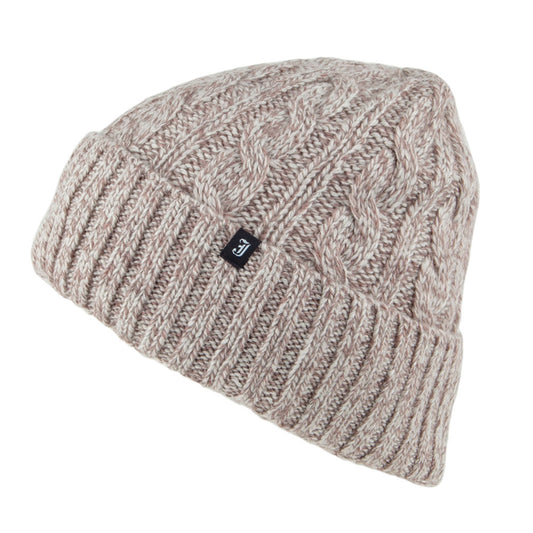 Jaxon & James Beanie Mütze aus Wollmischung - Beige
