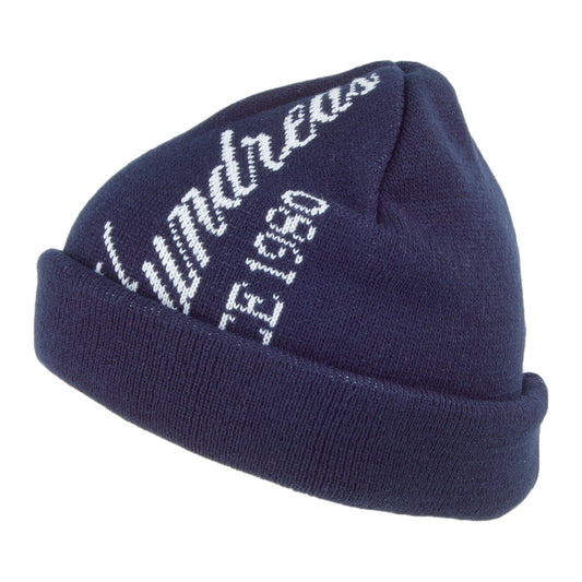 The Hundreds Roll Up Beanie Mütze - Marineblau