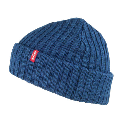 Levi's gestrickte Beanie Mütze - Dunkelblau