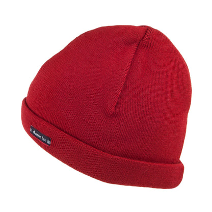 Armor Lux Lannion Beanie Mütze aus aus Purer Wolle - Rot