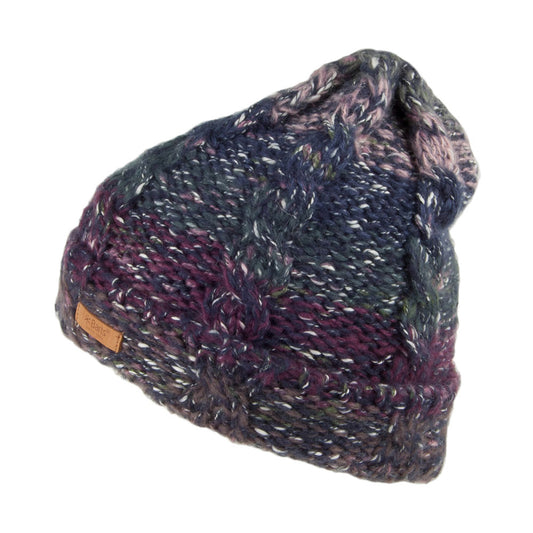 Barts Rania Beanie Mütze grob gestrickt - Marineblau-Mix
