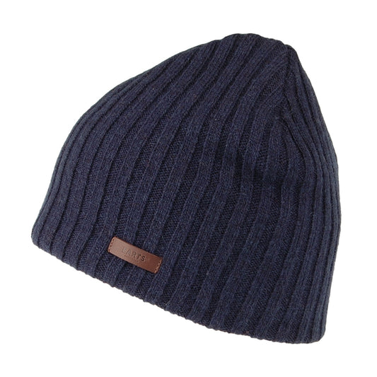 Barts Haakon Beanie Mütze aus Wolle - Marineblau