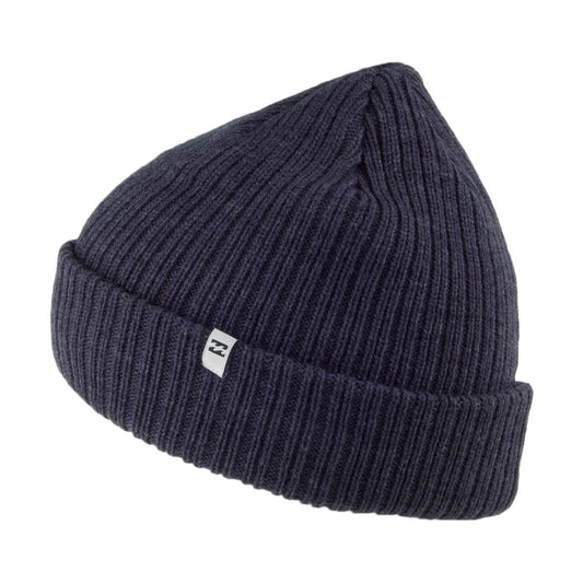 Billabong Arcade Cuffed Beanie Mütze - Marineblau Meliert