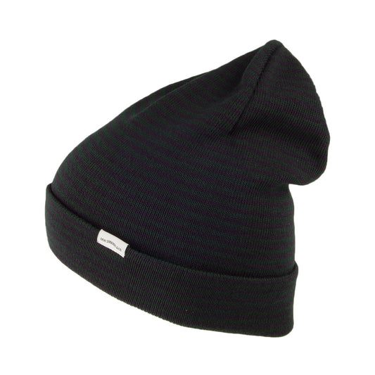 Levi's Gestreifte Beanie Mütze - Grün-Blau