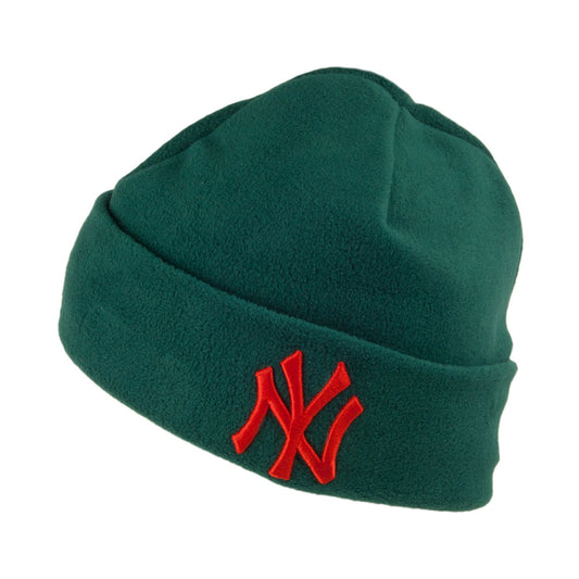 New Era Winter Utility Strick Microfleece New York Yankees Beanie Mütze - Winter Utility - Grün-Orange