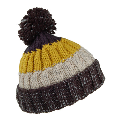 Barts Wilhelm Bommelmütze - Gelb-Schwarz