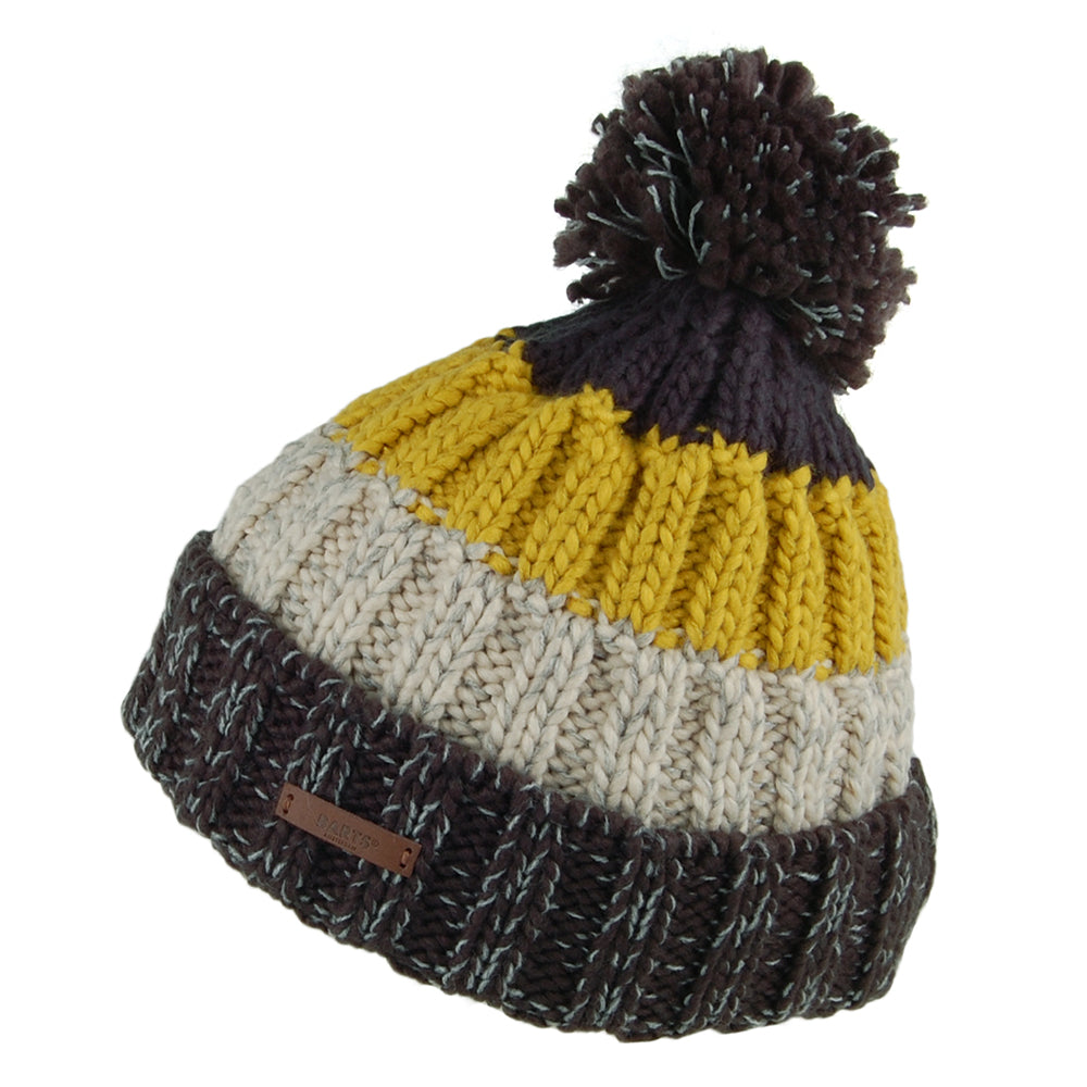 Barts Wilhelm Bommelmütze - Gelb-Schwarz