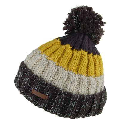 Barts Wilhelm Bommelmütze - Gelb-Schwarz