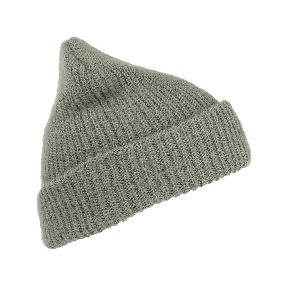 Brixton Malt Beanie Mütze Heavy Knit - Salbeigrün