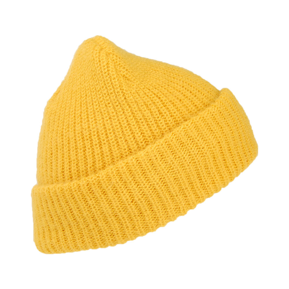 Brixton Malt Beanie Mütze Heavy Knit - Gelb