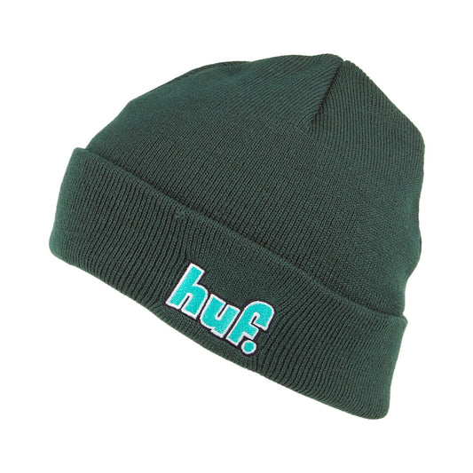 HUF 1993 Logo Beanie Mütze - Grün