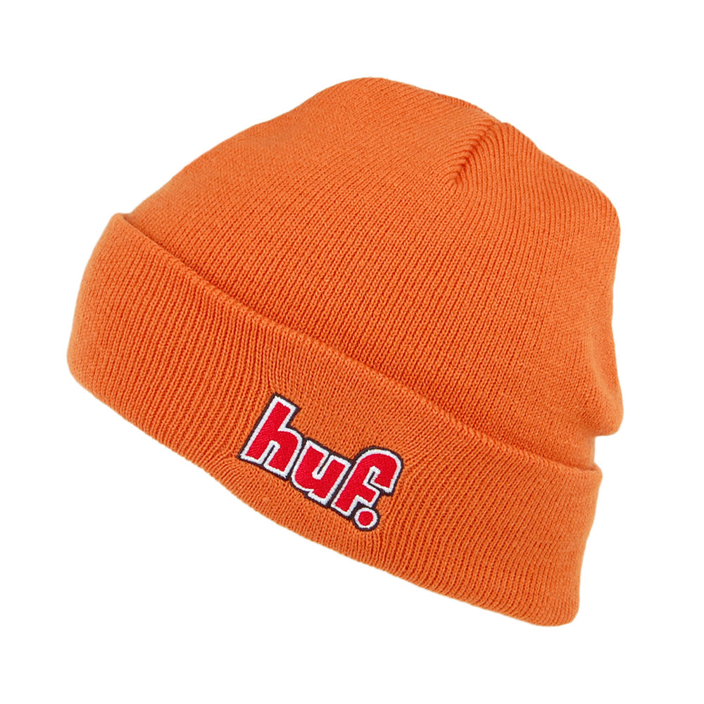 HUF 1993 Logo Beanie Mütze - Verbranntes Orange