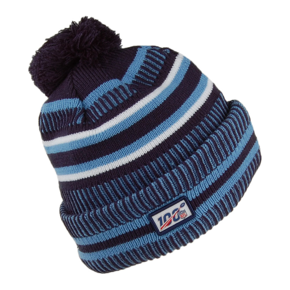 New Era Tennessee Titans Bommelmütze - NFL On Field Knit - Blau