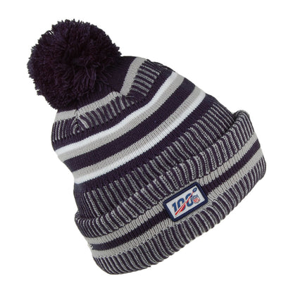 New Era Dallas Cowboys Bommelmütze - NFL On Field Knit - Blau-Grau