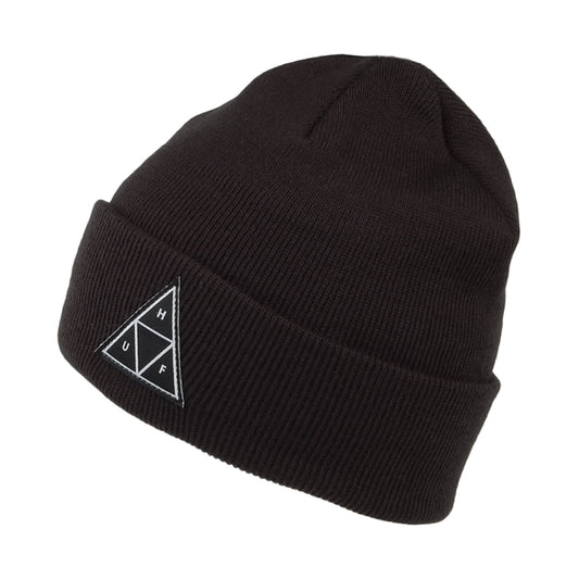 HUF Triple Triangle II Beanie Mütze - Schwarz
