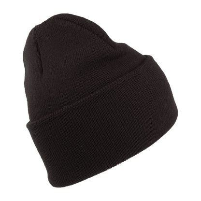 Mitchell & Ness Pinscript mit Umschlag gestrickt Beanie Mütze - Schwarz