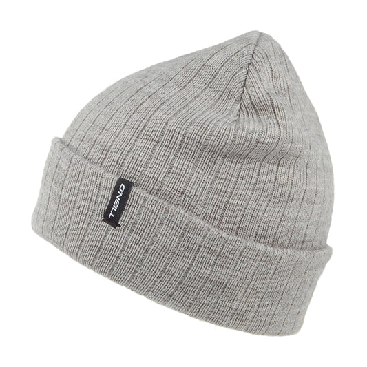 O'Neill Everyday Beanie Mütze Linien Strick - Grau