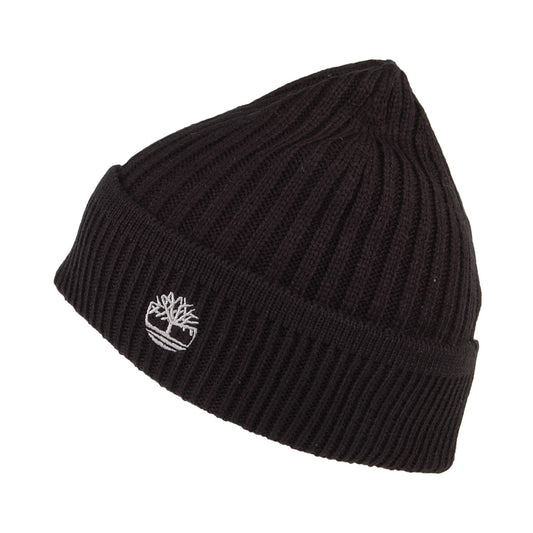 Timberland Beanie Mütze Solid Rib - Schwarz