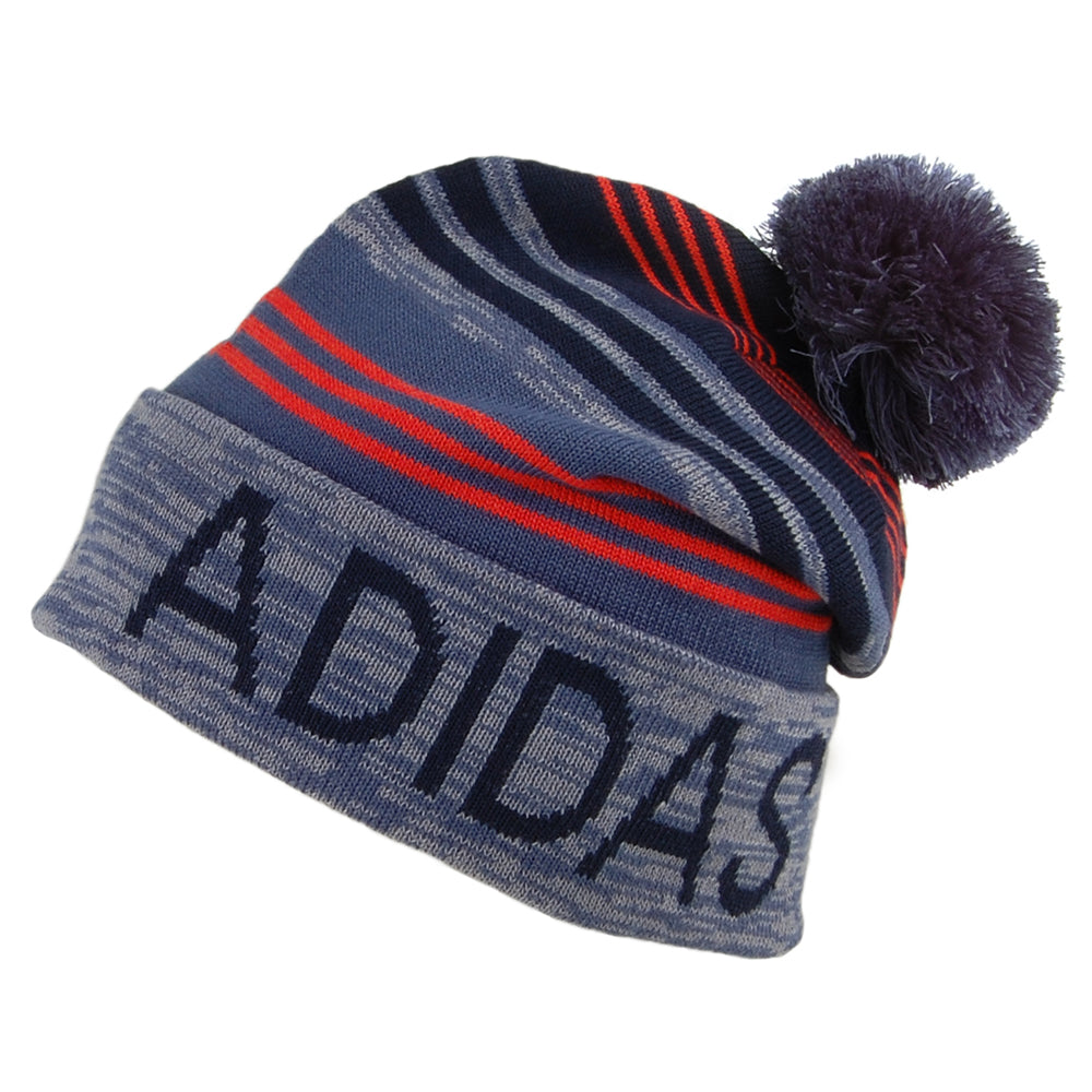 Adidas Logo Bommelmütze - Blau-Multi