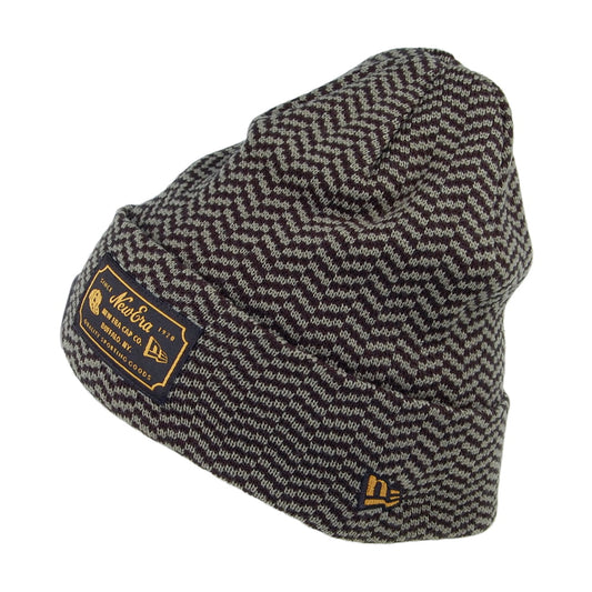 New Era Heritage Cuffed Beanie Mütze - Olivgrün-Schwarz