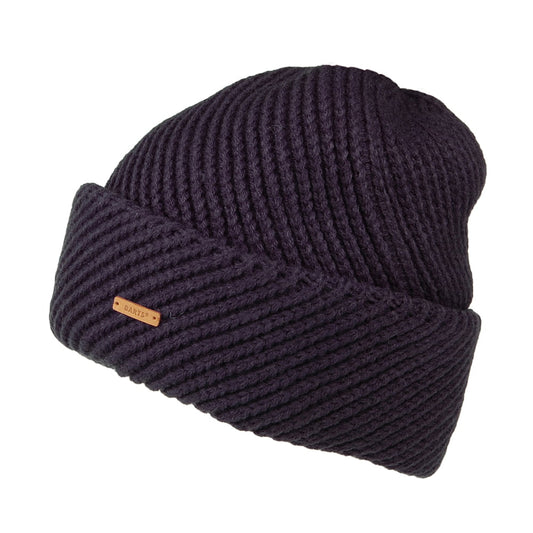 Barts Reissy Chunky Beanie Mütze - Marineblau