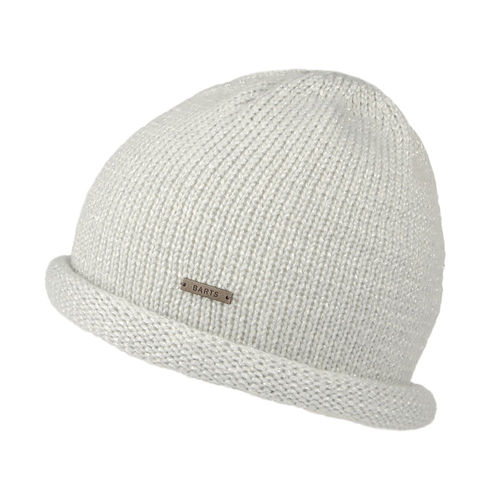 Barts Hevenli Soft Roll Beanie Mütze - Silber