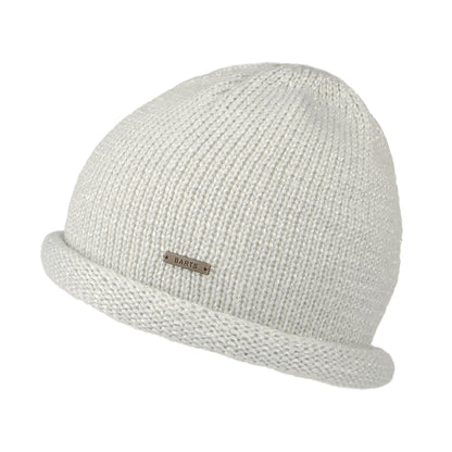 Barts Hevenli Soft Roll Beanie Mütze - Silber