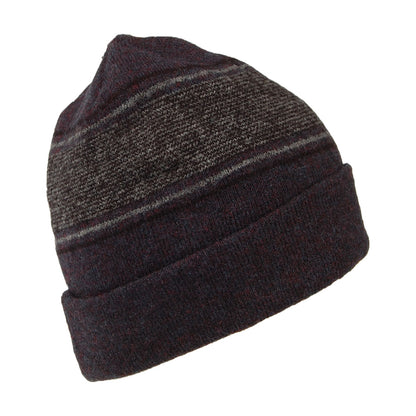 Barts Erish Luxus Beanie Mütze - Marineblau