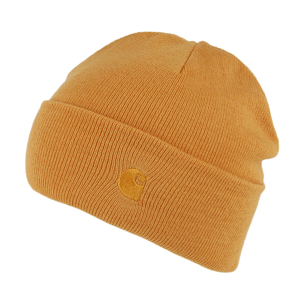 Carhartt WIP Chase Beanie Mütze mit Umschlag - Weizen