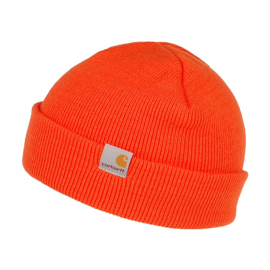 Carhartt WIP Stratus Short Watch Beanie Mütze - Orange