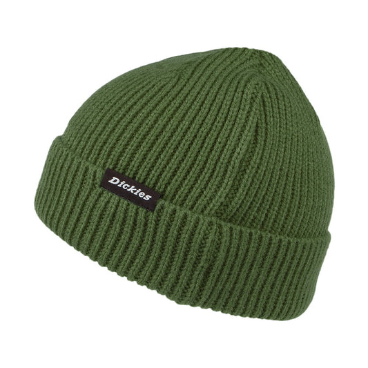 Dickies Woodworth Fisherman Beanie Mütze - Dunkelolivgrün