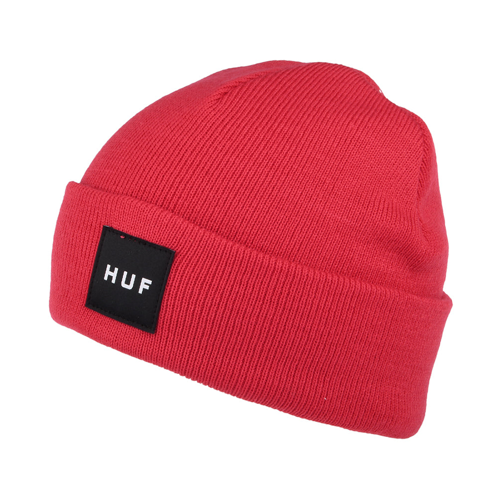 HUF Box Logo Beanie Mütze - Rot