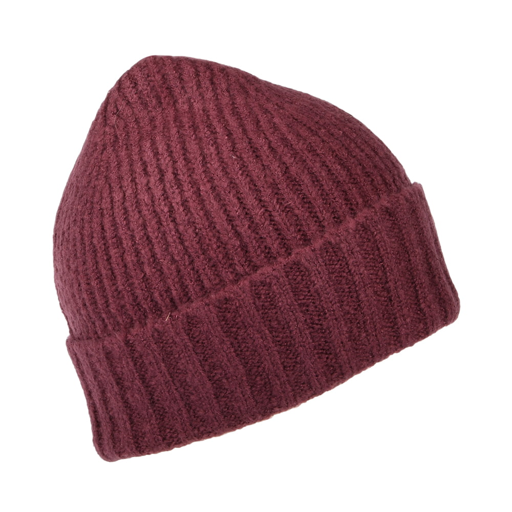 Joules Bamburgh Beanie Mütze - Weinrot