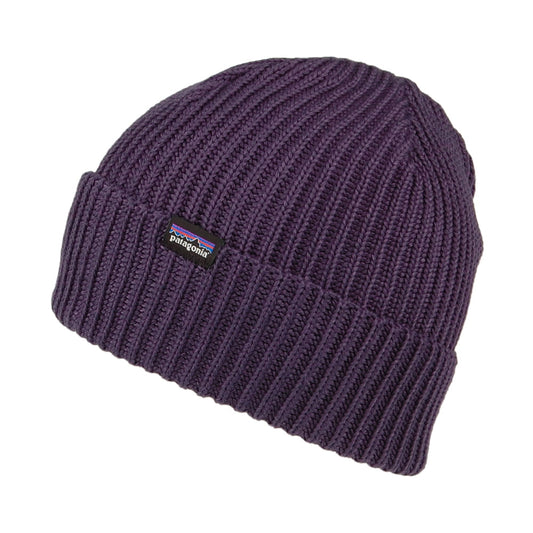 Patagonia Fishermans gerollt Beanie Mütze - Lila