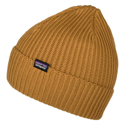 Patagonia Fishermans gerollt Beanie Mütze - Senfgelb