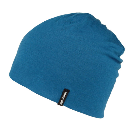 Patagonia Overlook Beanie Mütze aus Merinowollmischung - Blau