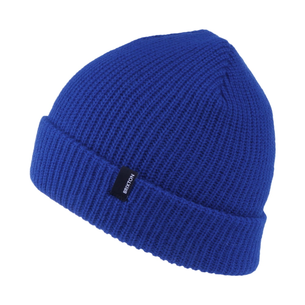Brixton Heist Beanie Mütze mit Umschlag - Königsblau
