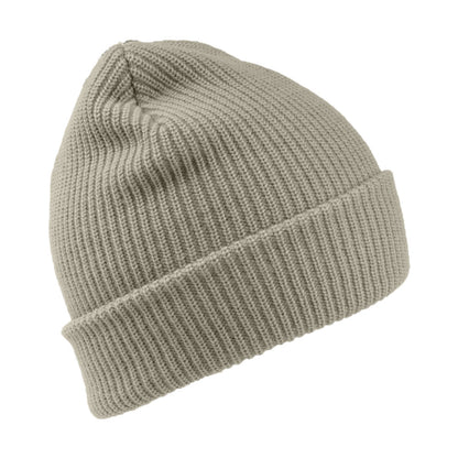 Brixton Heist Beanie Mütze mit Umschlag - Creme