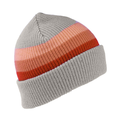 Brixton Heist Stripe Beanie Mütze mit Streifen - Cremefarben-Multi