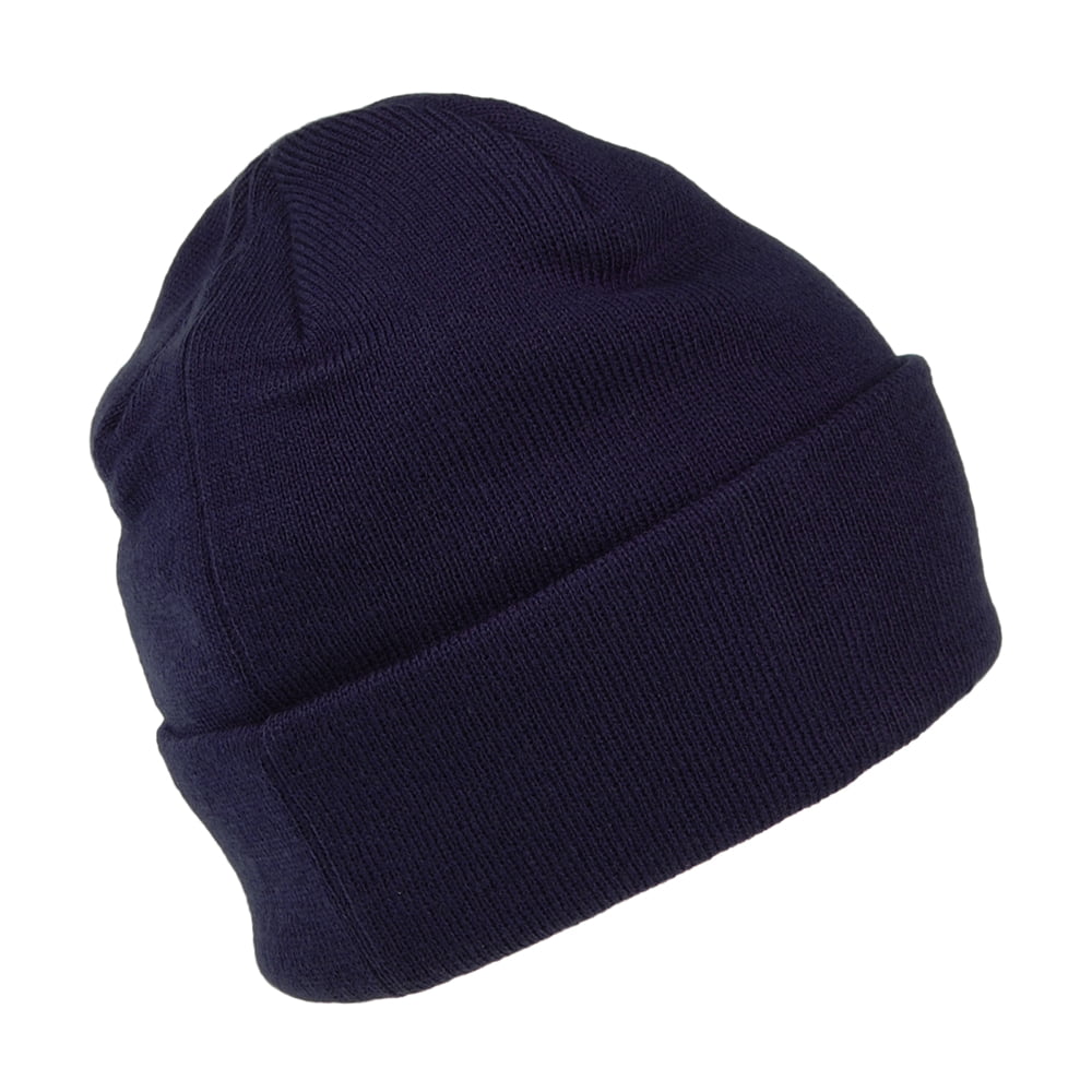 Timberland Tonal 3D Stickerei Beanie Mütze - Marineblau