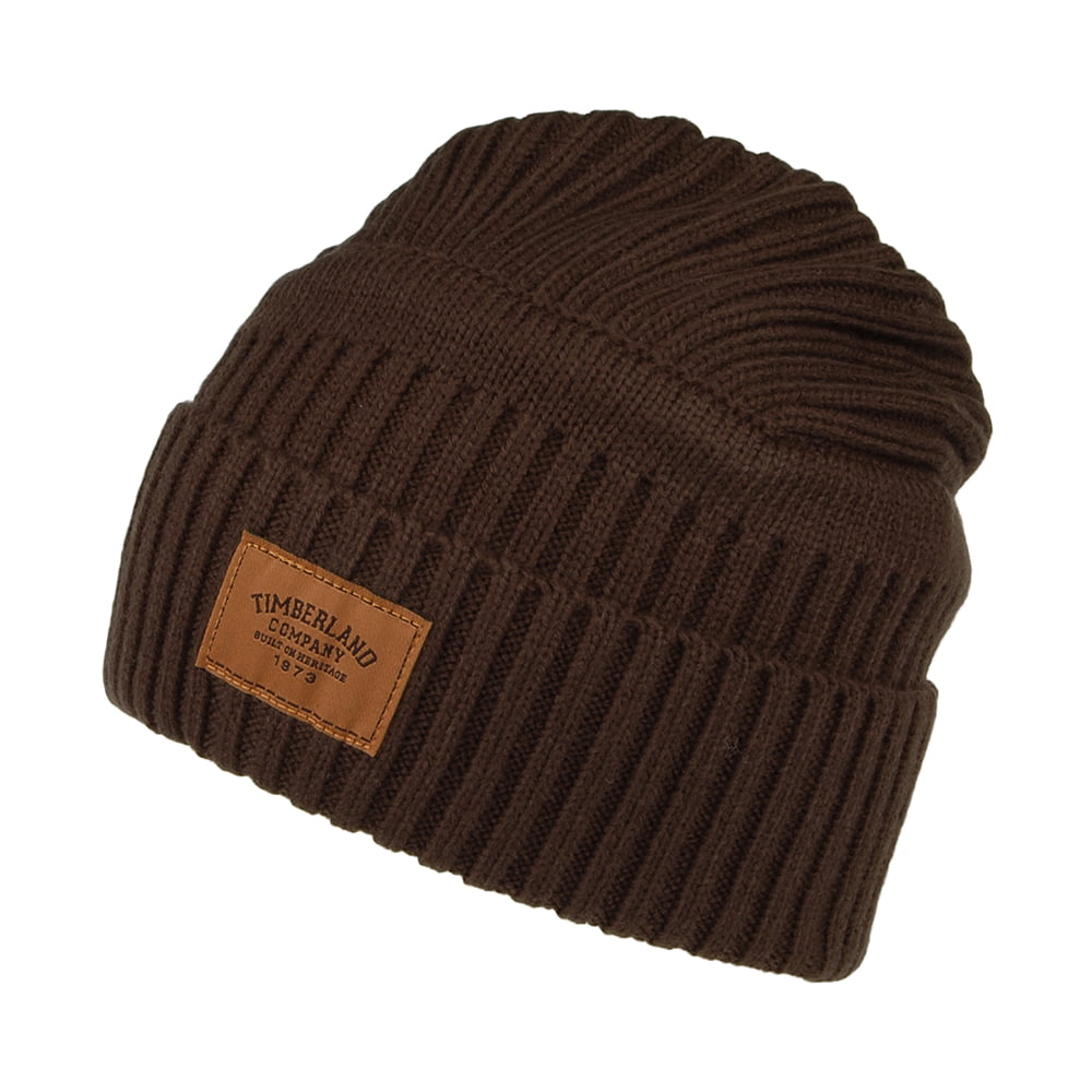 Timberland Gulf Beach Beanie Mütze gerippte - Braun